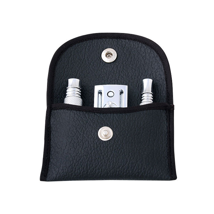 STILETTO STTR MAQUINA DE AFEITAR DOBLE HOJA DE 3 PIEZAS PARA VIAJES