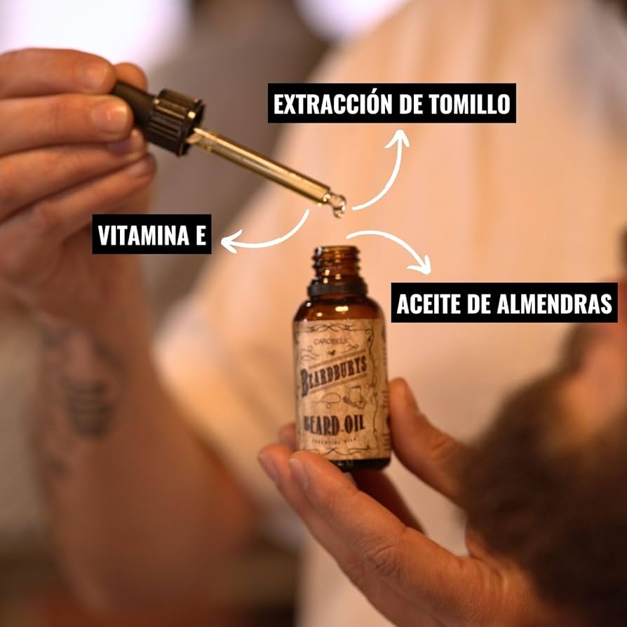 BEARDBURYS ACEITE PARA BARBA-SERUM HIDRATANTE