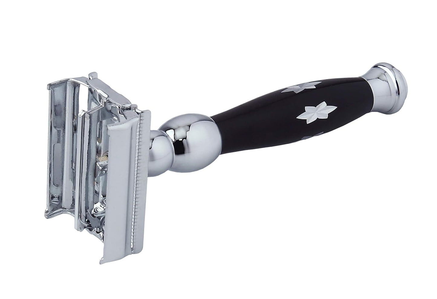 STILETTO SET DE AFEITADO BROCHA Y MAQUINA DE AFEITAR DOBLE HOJA SRS -81D510B