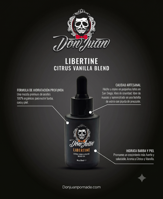 DON JUAN ACEITE PARA BARBA LIBERTINE 30 ml.