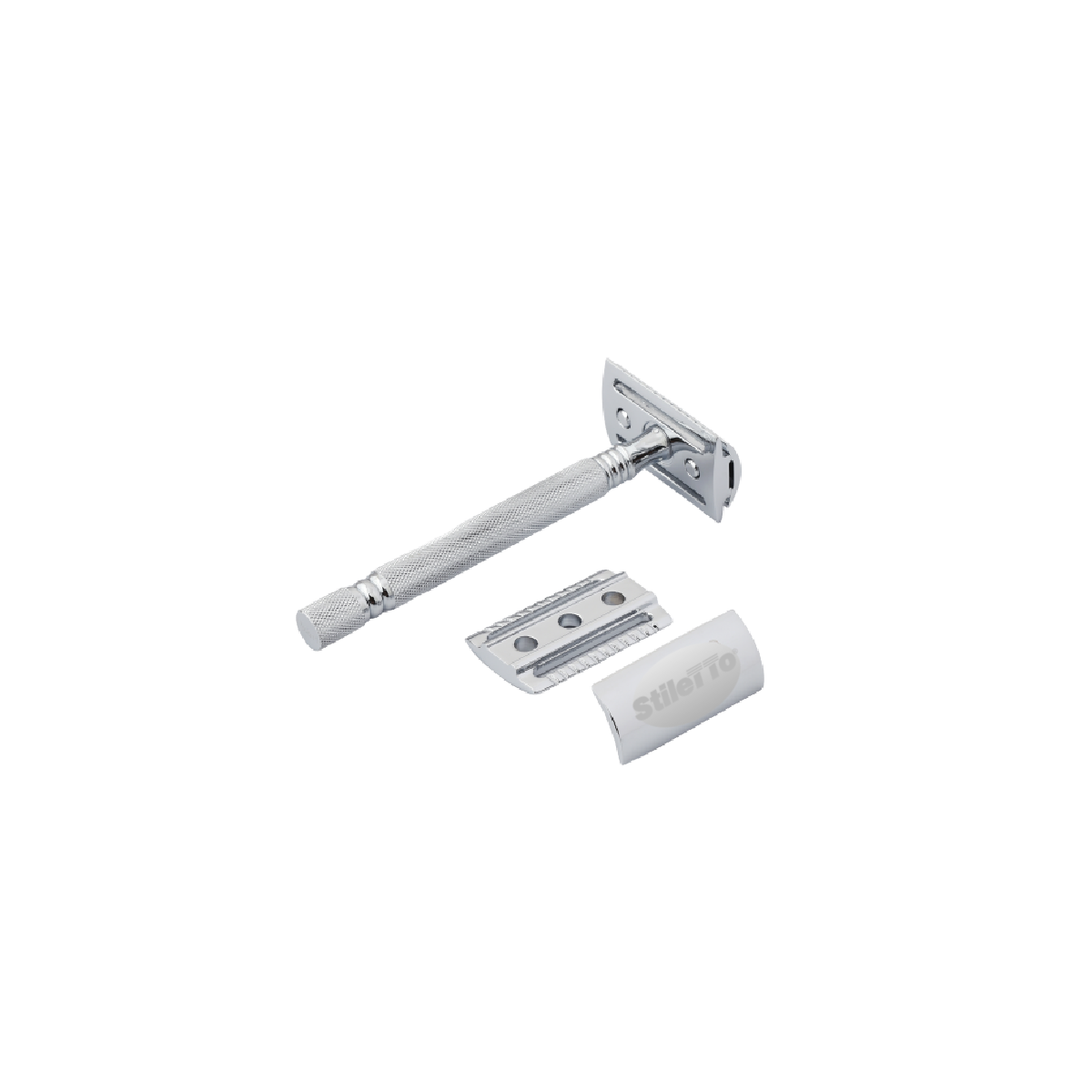 STILETTO ST01 MAQUINA DE AFEITAR DOBLE HOJA DE 3 PIEZAS
