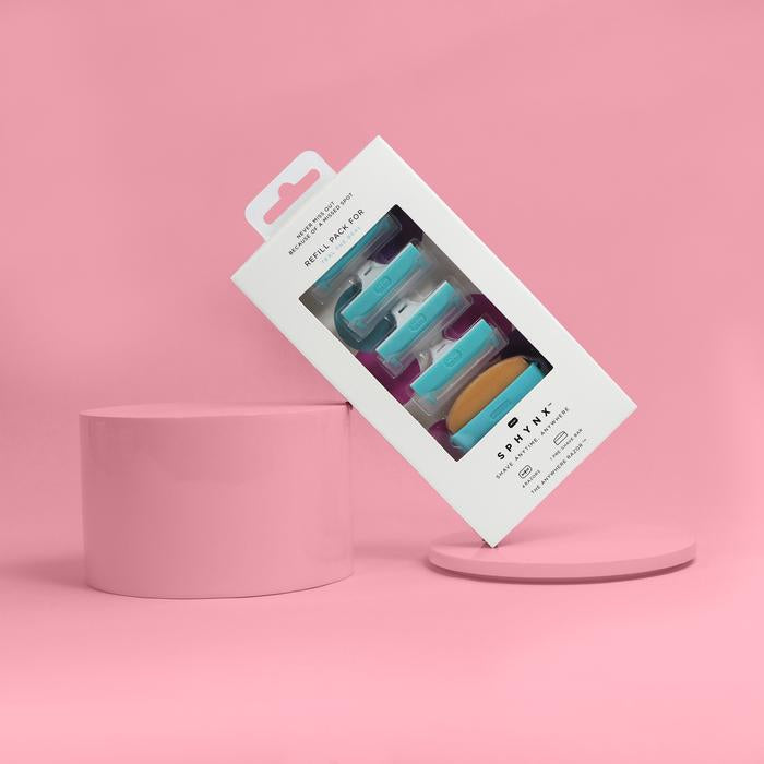 SPHYNX RASURADORA PORTATIL - PACK DE 4 REPUESTOS