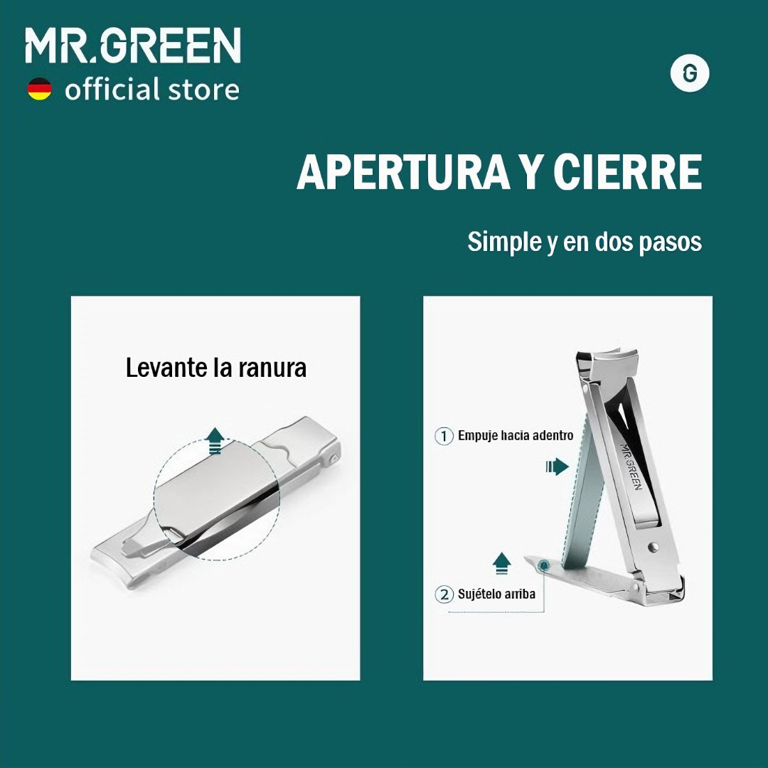 MR. GREEN CORTAUÑAS PLEGABLE