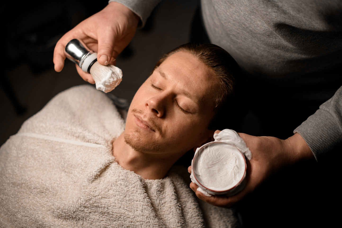 STILETTO BROCHA DE AFEITAR STM01 DE CERDAS DE JABALI