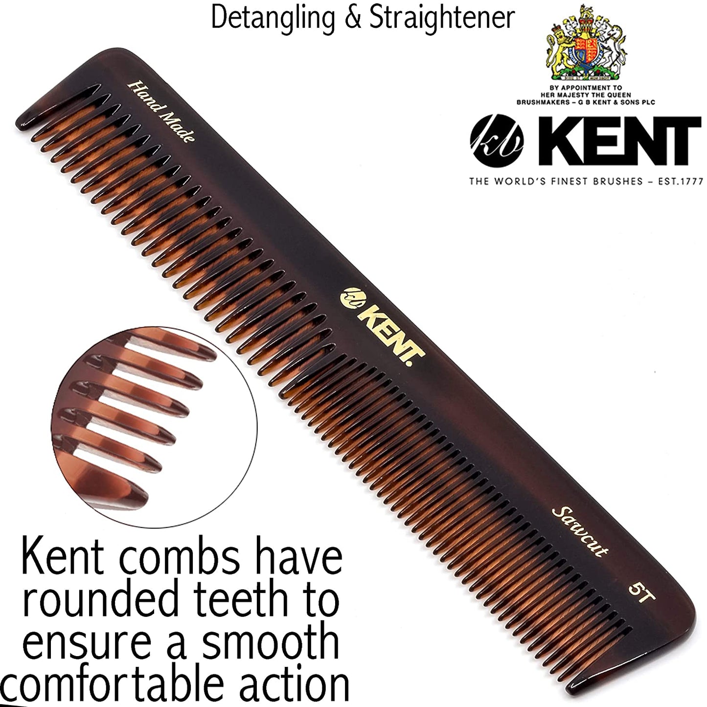 KENT PEINETA GRANDE CON DIENTES FINOS Y GRUESOS DE 169 mm