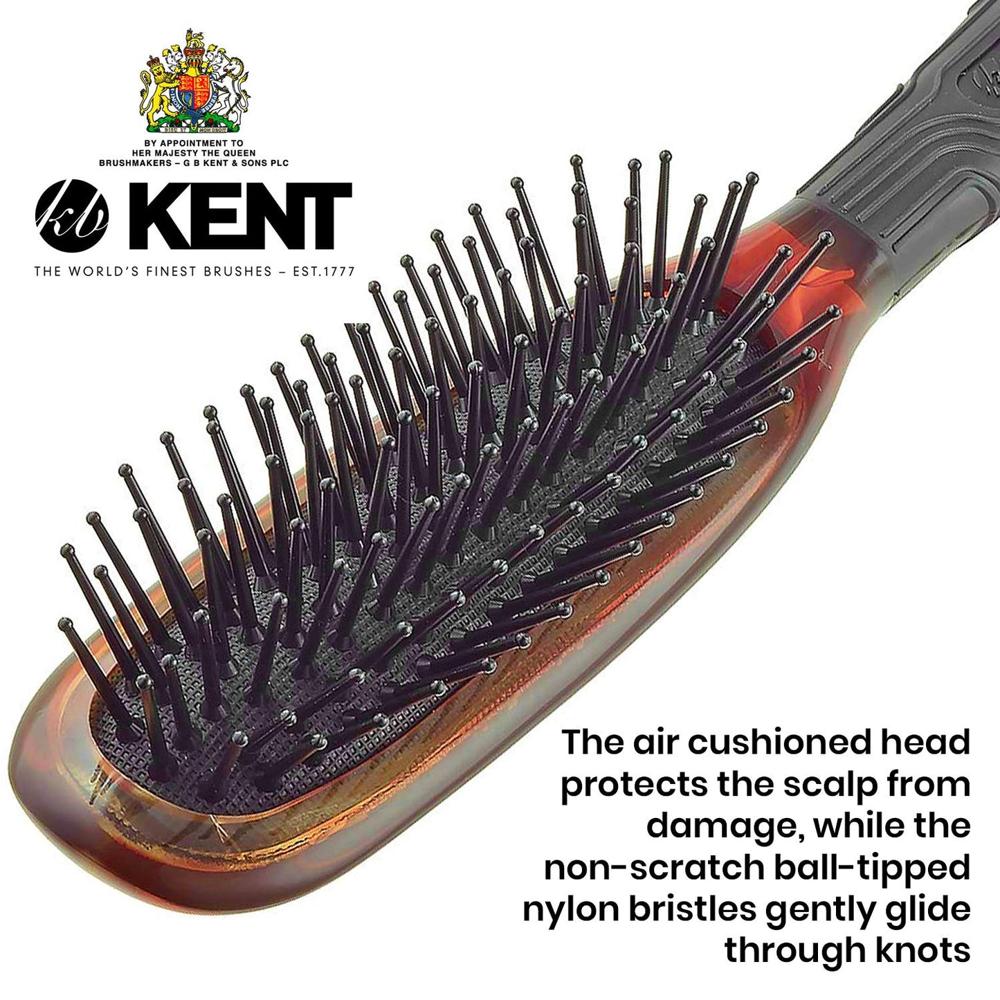 KENT CEPILLO PARA BARBA Y CABELLO MINI HOG