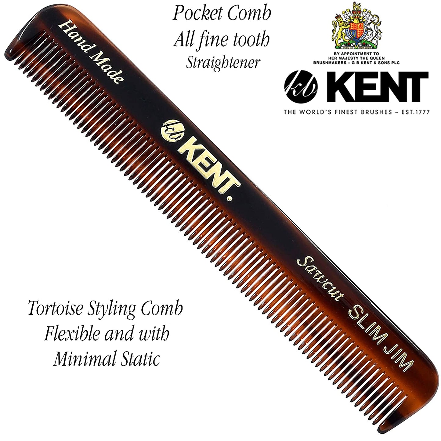 KENT PEINETA DE DIENTES FINOS SLIM JIM