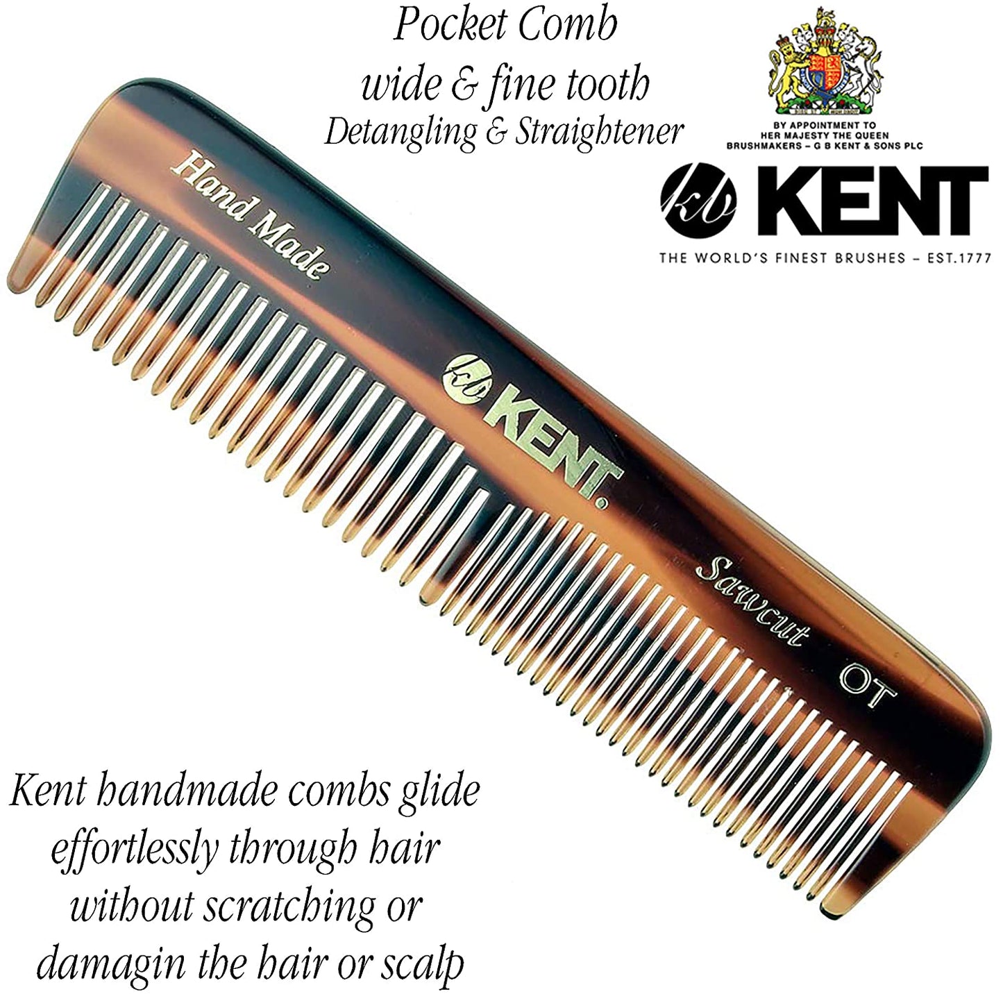 KENT PEINETA DE DIENTES FINOS Y GRUESOS