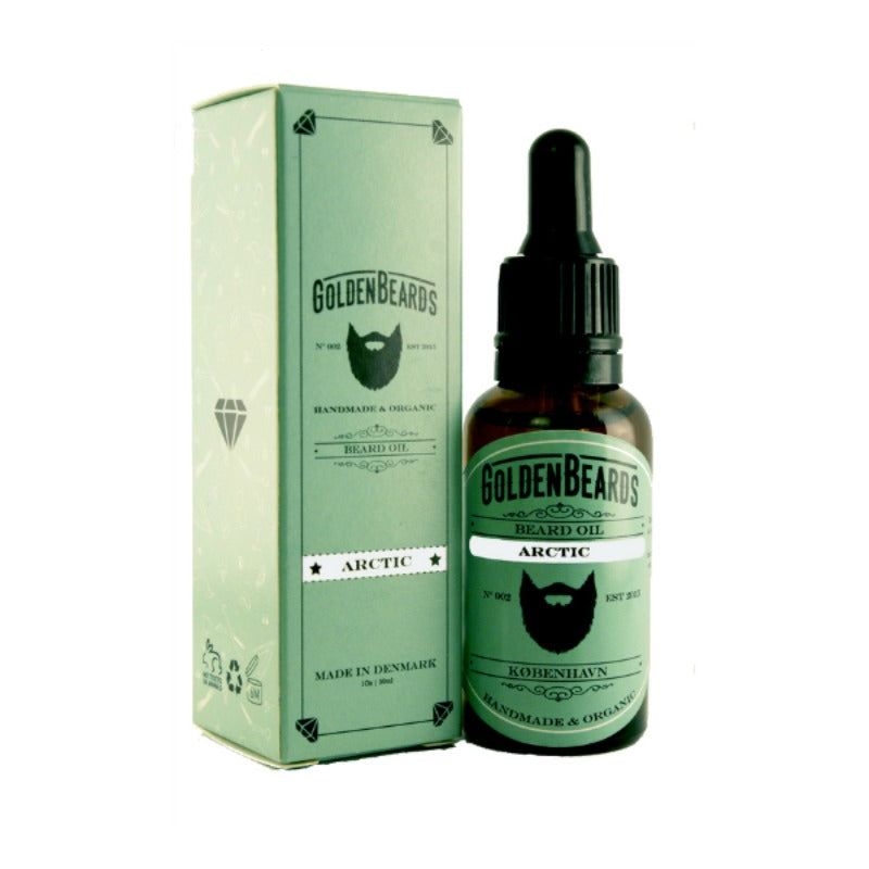 GOLDEN BEARDS ACEITE ORGANICO PARA LA BARBA ARCTIC 30 ml.