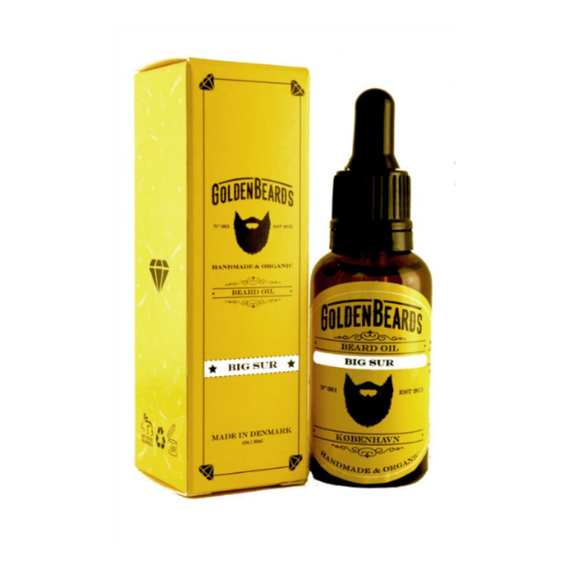 GOLDEN BEARDS ACEITE ORGANICO PARA LA BARBA BIG SUR 30 ml.