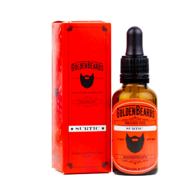 GOLDEN BEARDS ACEITE ORGANICO PARA LA BARBA SURTIC 30 ml.