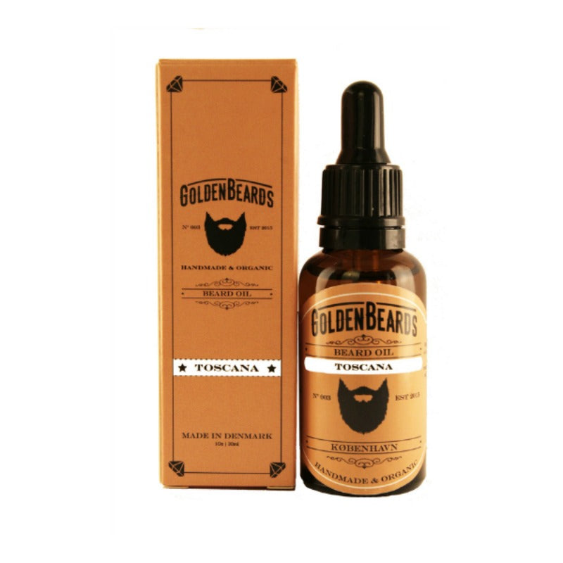 GOLDEN BEARDS ACEITE ORGANICO PARA LA BARBA TOSCANA 30 ml.