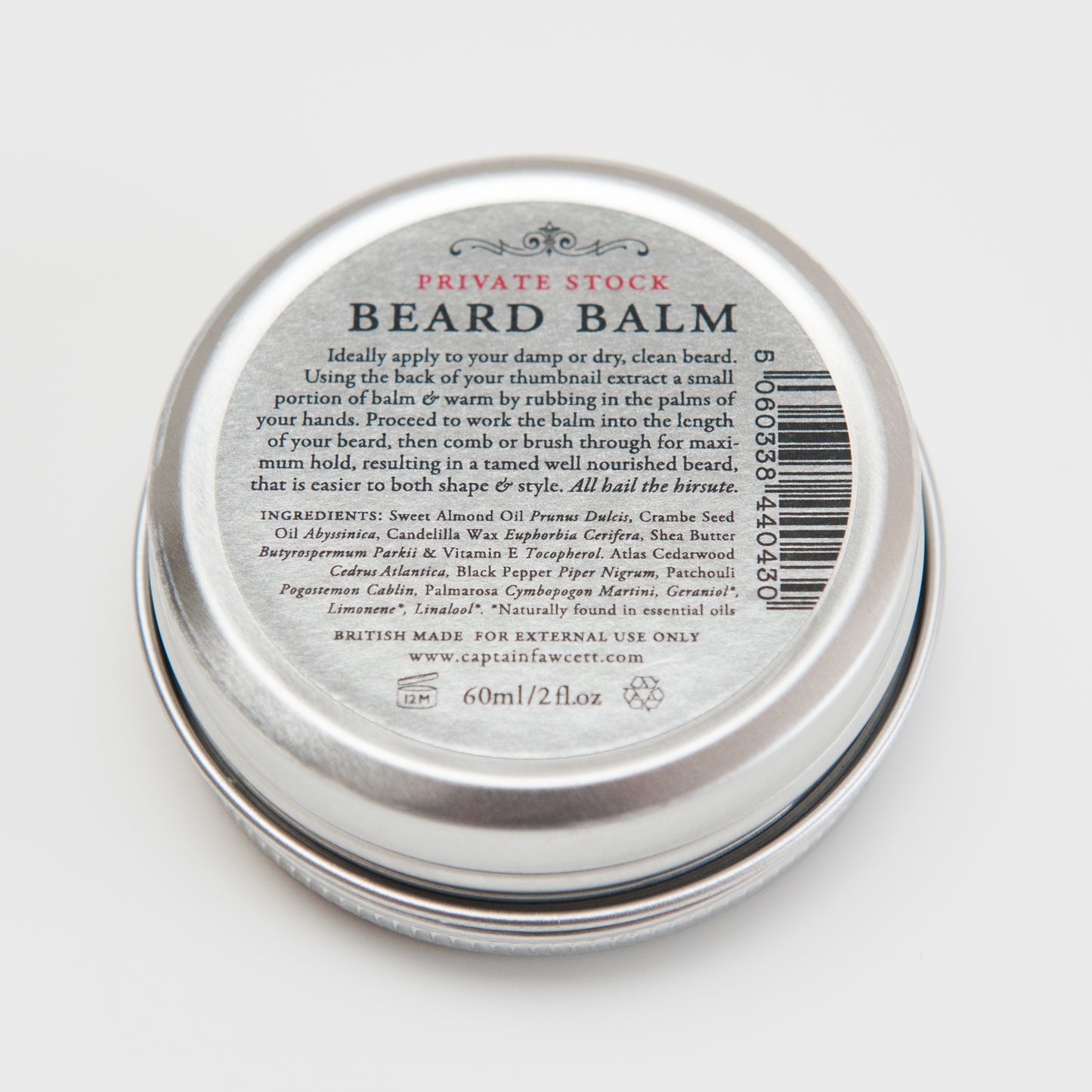 CAPTAIN FAWCETT'S BALSAMO PARA BARBA PRIVATE STOCK - 60 ml