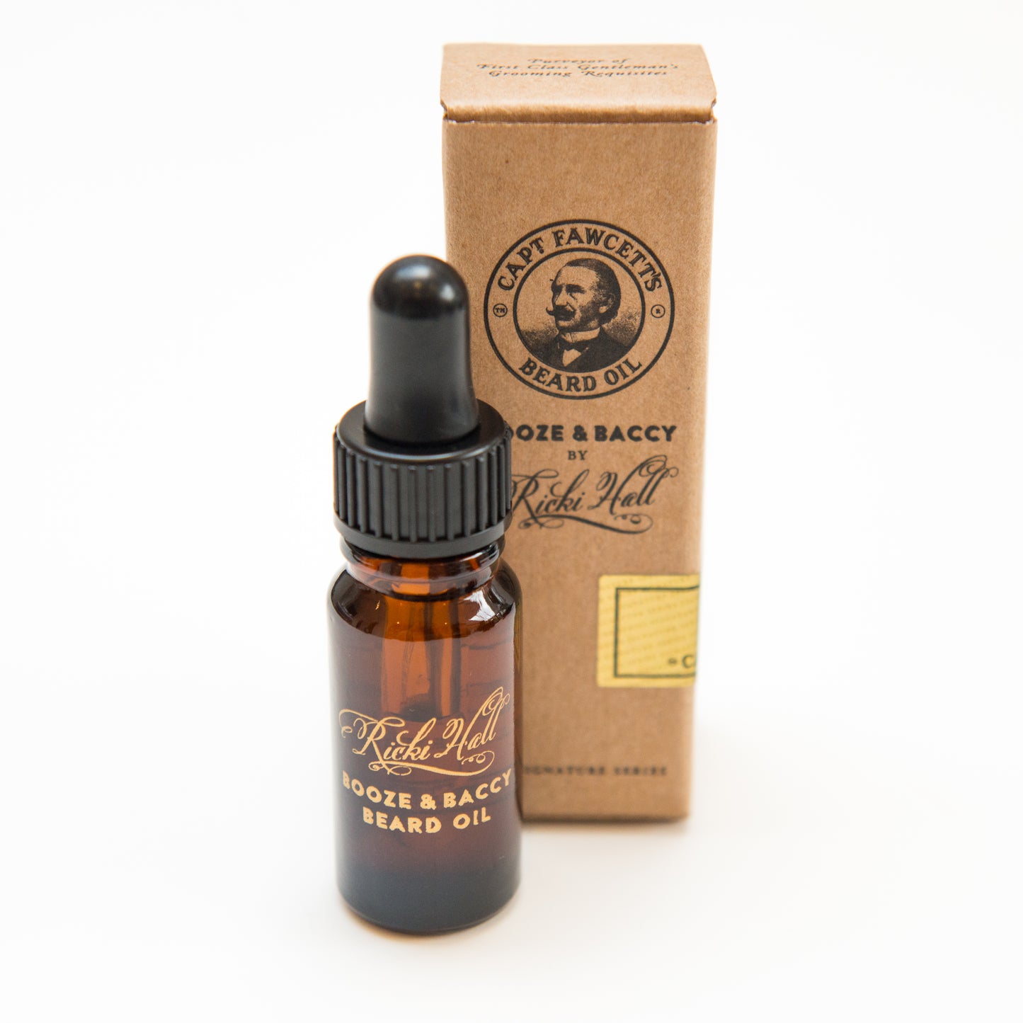 CAPTAIN FAWCETT'S ACEITE PARA BARBA RICKY HALL'S BOOZE AND BACCY - 10 ml