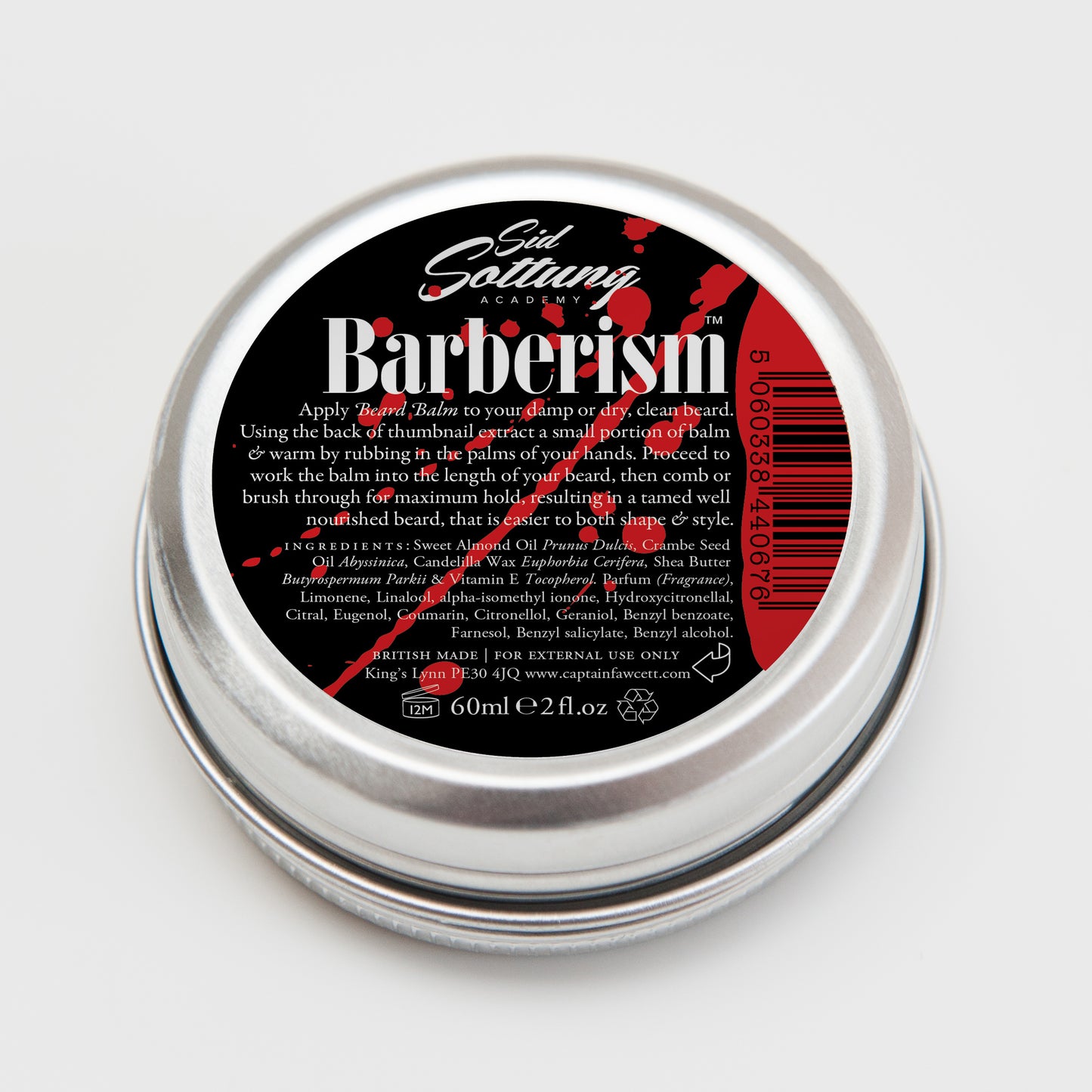 CAPTAIN FAWCETT'S BALSAMO PARA BARBA SID SOTTUNG'S BARBERISM- 60 ml