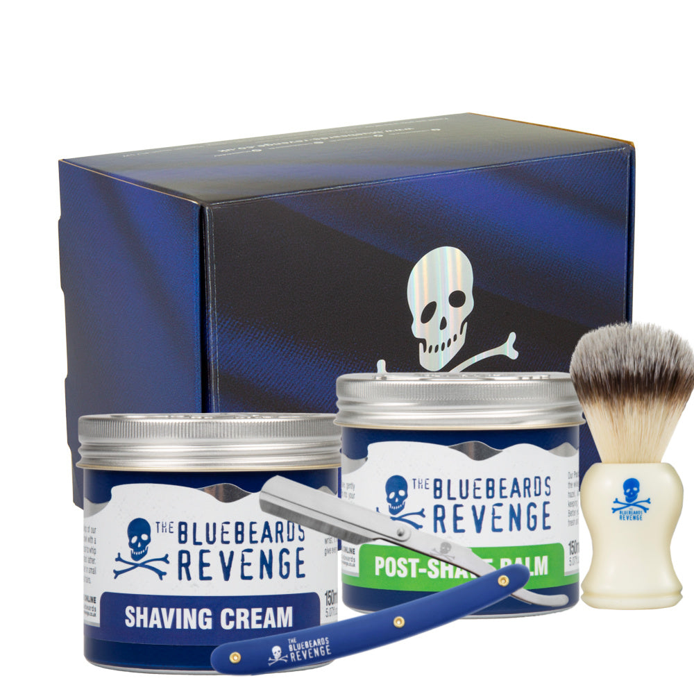 THE BLUEBEARDS REVENGE SET DE AFEITADO CON NAVAJA CLASICA