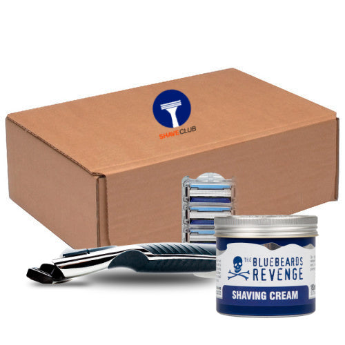 THE BLUEBEARDS REVENGE SET BARBERO CON MAQUINA MODERNA DE 5 HOJAS