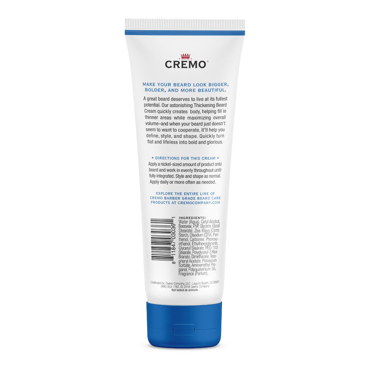 CREMO CREMA PARA BARBA THICKENING-118 ml