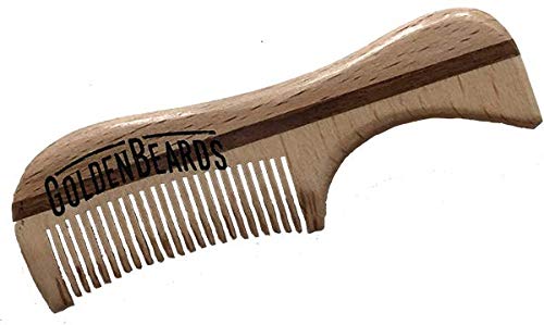 GOLDEN BEARDS PEINETA ECOLOGICA PARA BARBA Y BIGOTE-95 mm