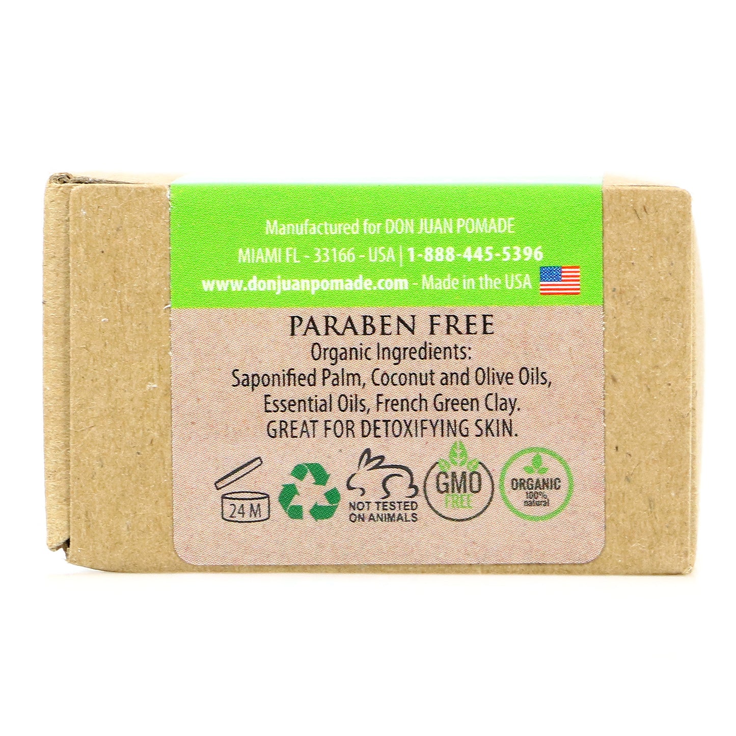 DON JUAN JABON ORGANICO PARA BARBA Y CUERPO- MR. CLAY