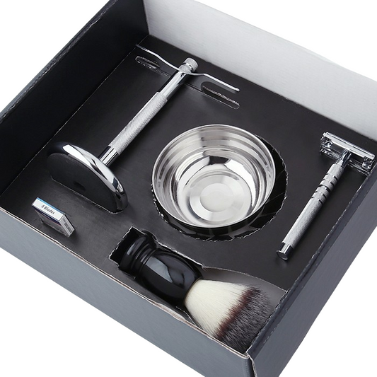 PEARL SET COMPLETO DE AFEITADO LS01-CROMO