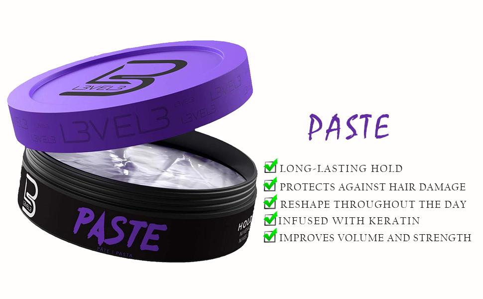 LEVEL3  PASTA MATE PARA CABELLO-150 ml