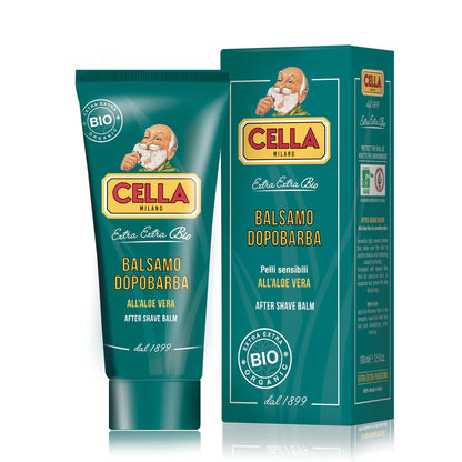 CELLA MILANO SET ORGANICO CREMA DE AFEITAR Y BALSAMO PARA DESPUES DE AFEITAR