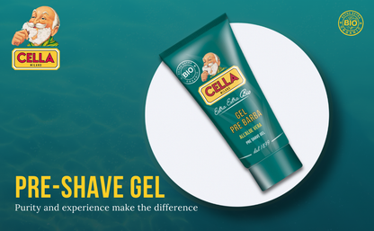 CELLA MILANO GEL PRE AFEITADO ORGANICO PARA PIEL SENSIBLE