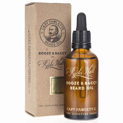 CAPTAIN FAWCETT'S ACEITE PARA BARBA RICKI HALL'S BOOZE AND BACCY - 50 ml