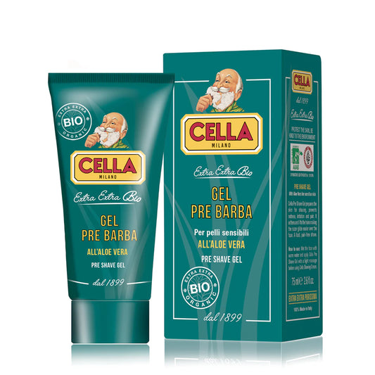 CELLA MILANO GEL PRE AFEITADO ORGANICO PARA PIEL SENSIBLE