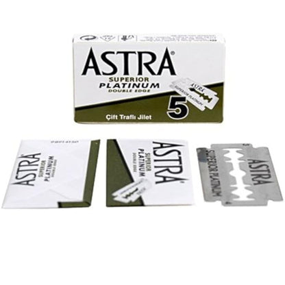 ASTRA REPUESTOS MAQUINA DE AFEITAR DOBLE HOJA-100 UNIDADES