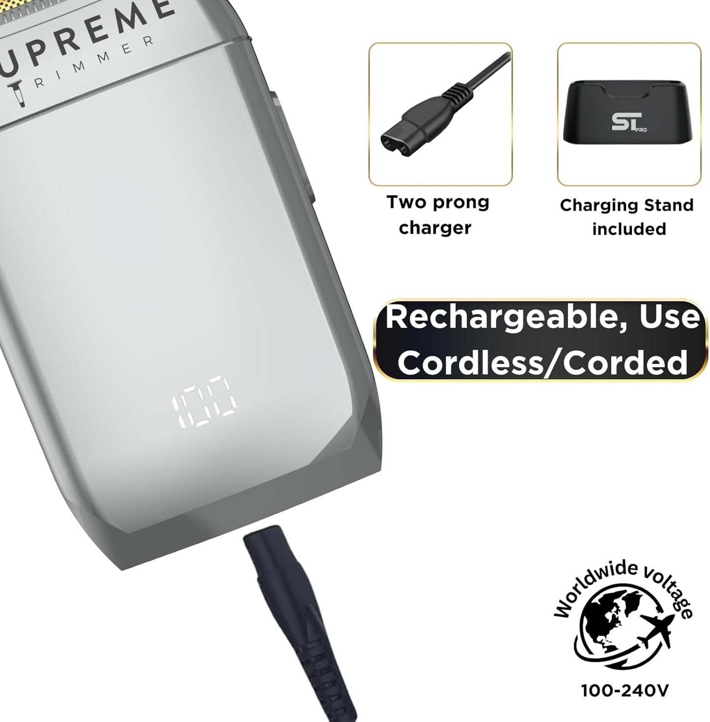 SUPREME SHAVER CRUNCH SILVER