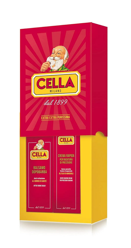 CELLA MILANO SET CREMA RAPIDA DE AFEITAR Y BALSAMO AFTER SHAVE