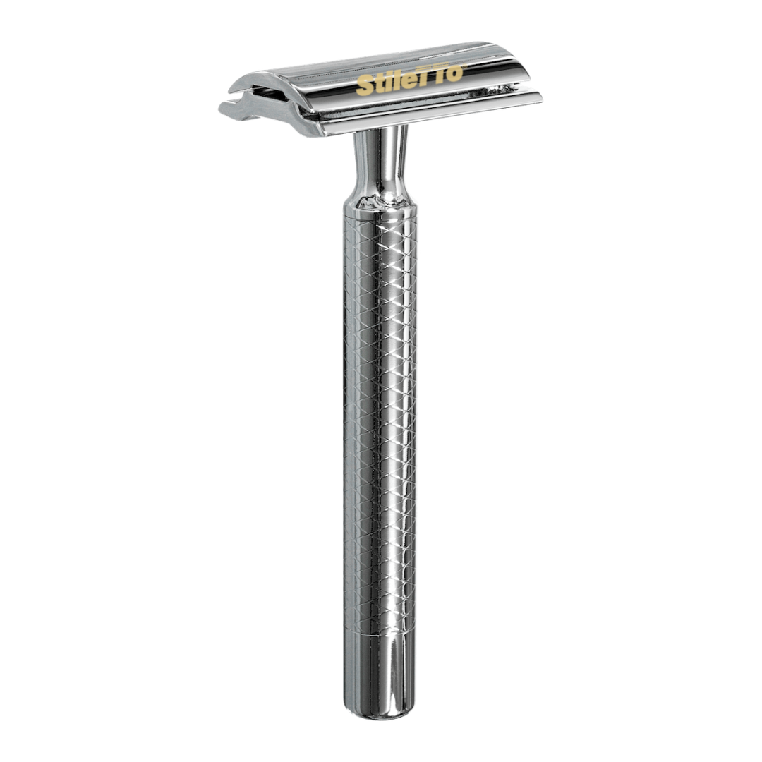 MAQUINA DE AFEITAR DOBLE HOJA STILETTO PRIMO II