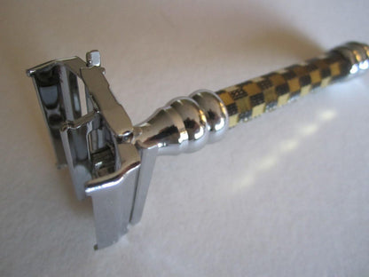 STILETTO ST13B MAQUINA DE AFEITAR DOBLE HOJA APERTURA MARIPOSA