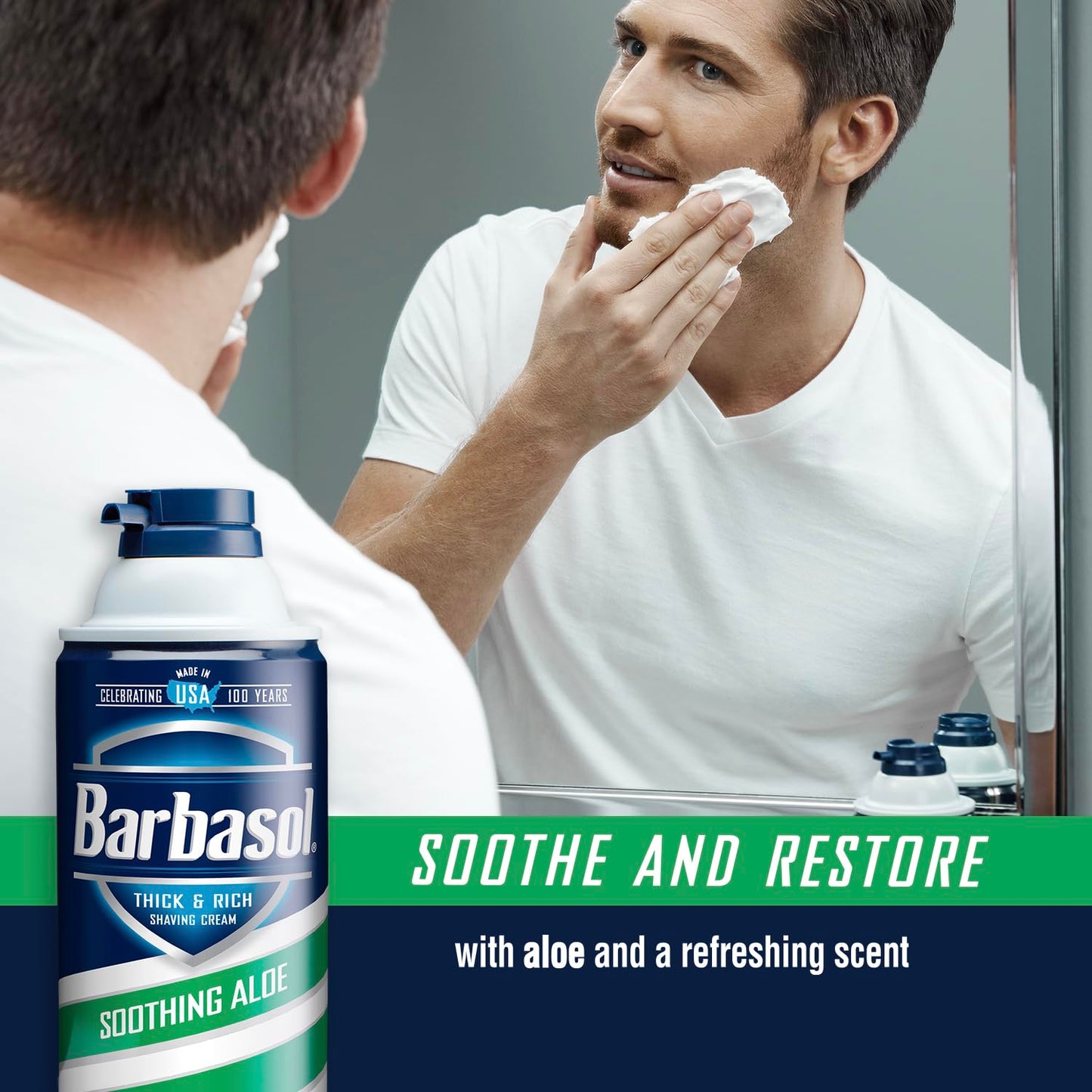 BARBASOL ESPUMA DE AFEITAR SOOTHING ALOE