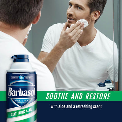 BARBASOL ESPUMA DE AFEITAR SOOTHING ALOE