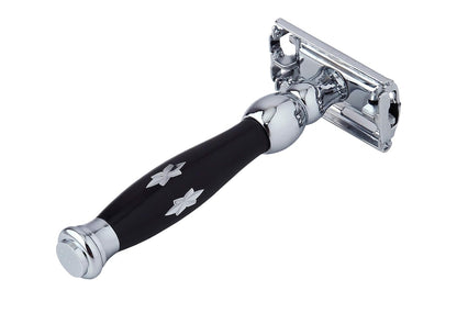 PEARL SET DE AFEITADO BROCHA Y MAQUINA DE AFEITAR DOBLE HOJA SRS -81D510B