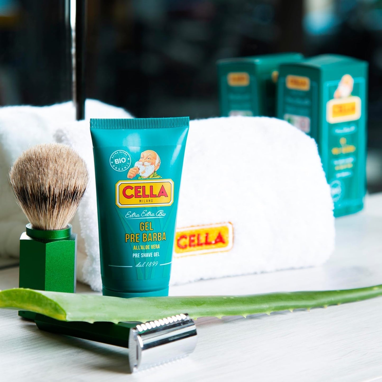 CELLA MILANO GEL PRE AFEITADO ORGANICO PARA PIEL SENSIBLE