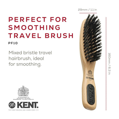 KENT CEPILLO PEQUEÑO PARA BARBA Y  CABELLO PF10