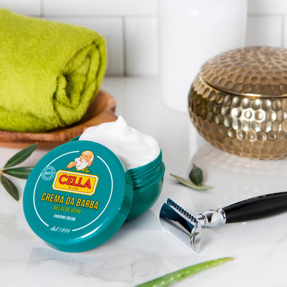 CELLA MILANO CREMA DE AFEITAR ORGANICA PARA PIEL SENSIBLE