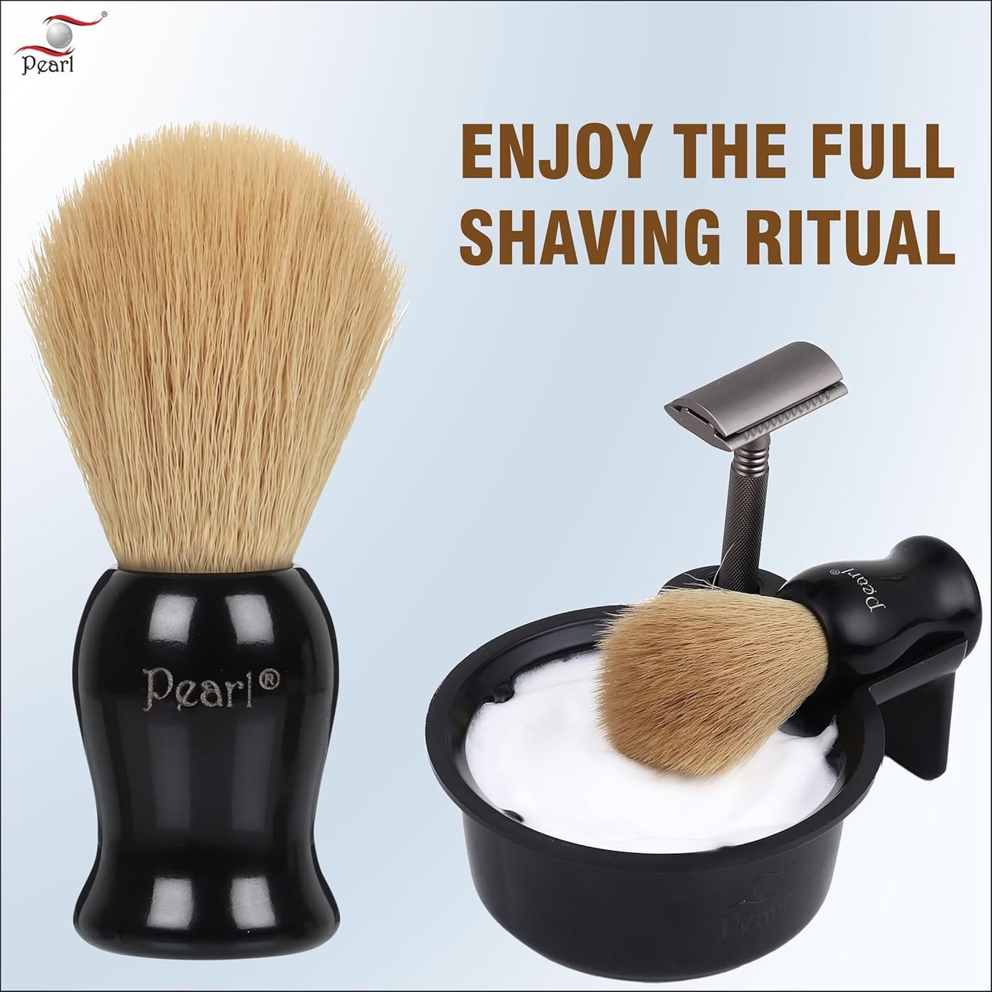 PEARL BROCHA DE AFEITAR  SBB14 DE FIBRA SINTETICA