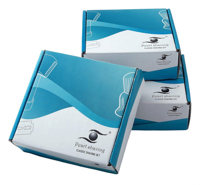 PEARL SET DE AFEITADO BROCHA Y MAQUINA DE AFEITAR DOBLE HOJA SRS -27501