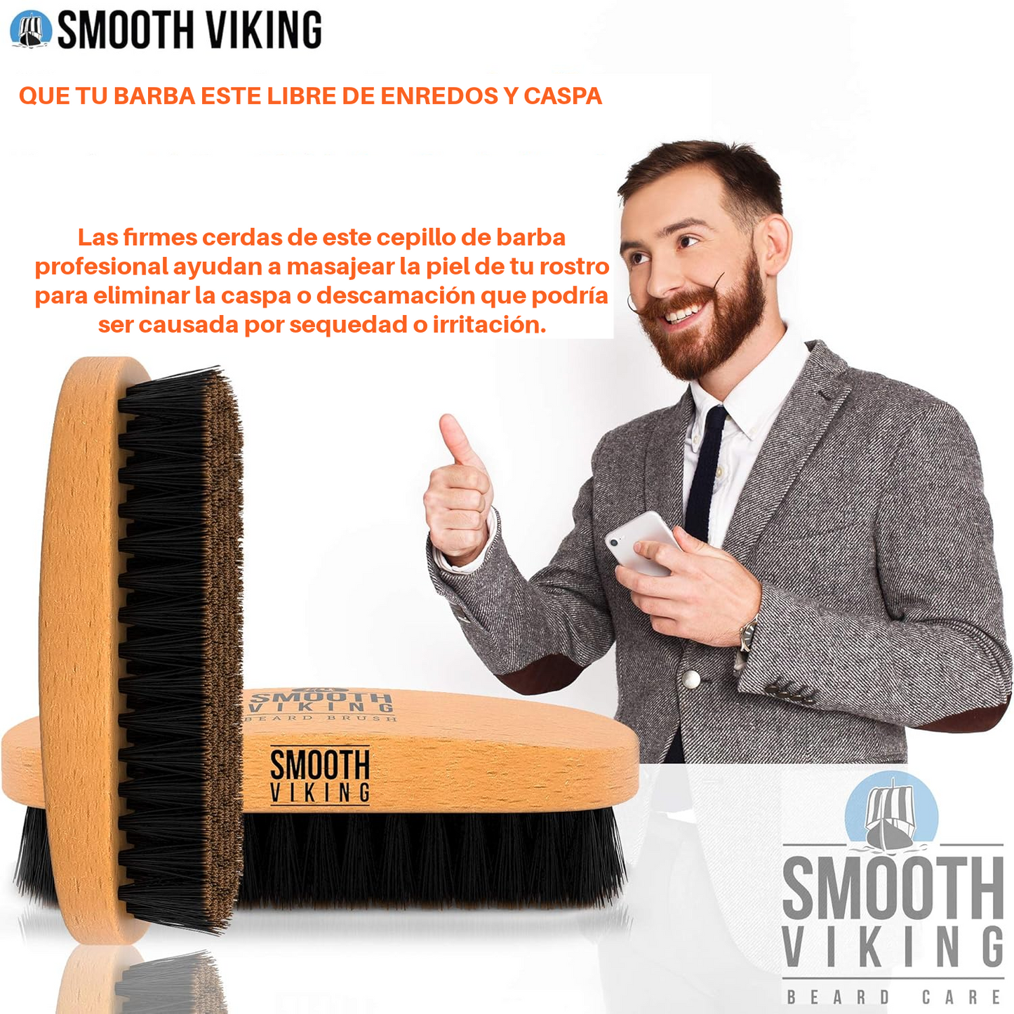 SMOOTH VIKING KIT PARA EL CUIDADO DE LA BARBA CON ACEITE DE BARBA