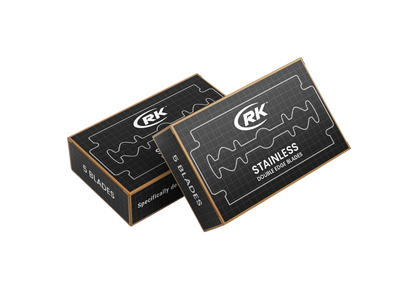 RK REPUESTOS MAQUINA DE AFEITAR DOBLE HOJA-5 UNIDADES