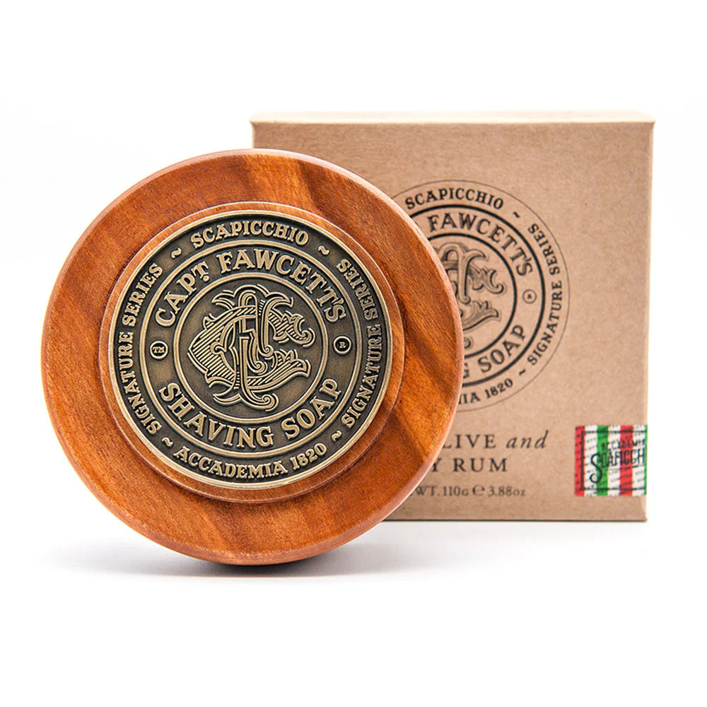 CAPTAIN FAWCETT´S JABON DE AFEITAR SCAPICCHIO EN POTE