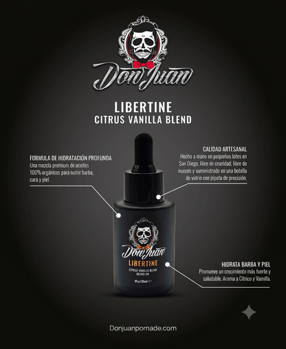 DON JUAN ACEITE PARA BARBA LIBERTINE 30 ml.
