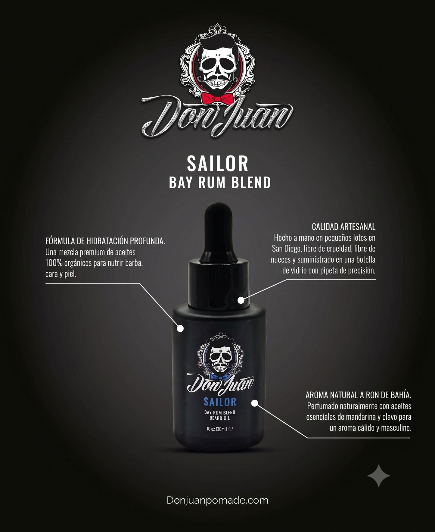 DON JUAN ACEITE PARA BARBA SAILOR 30 ml.
