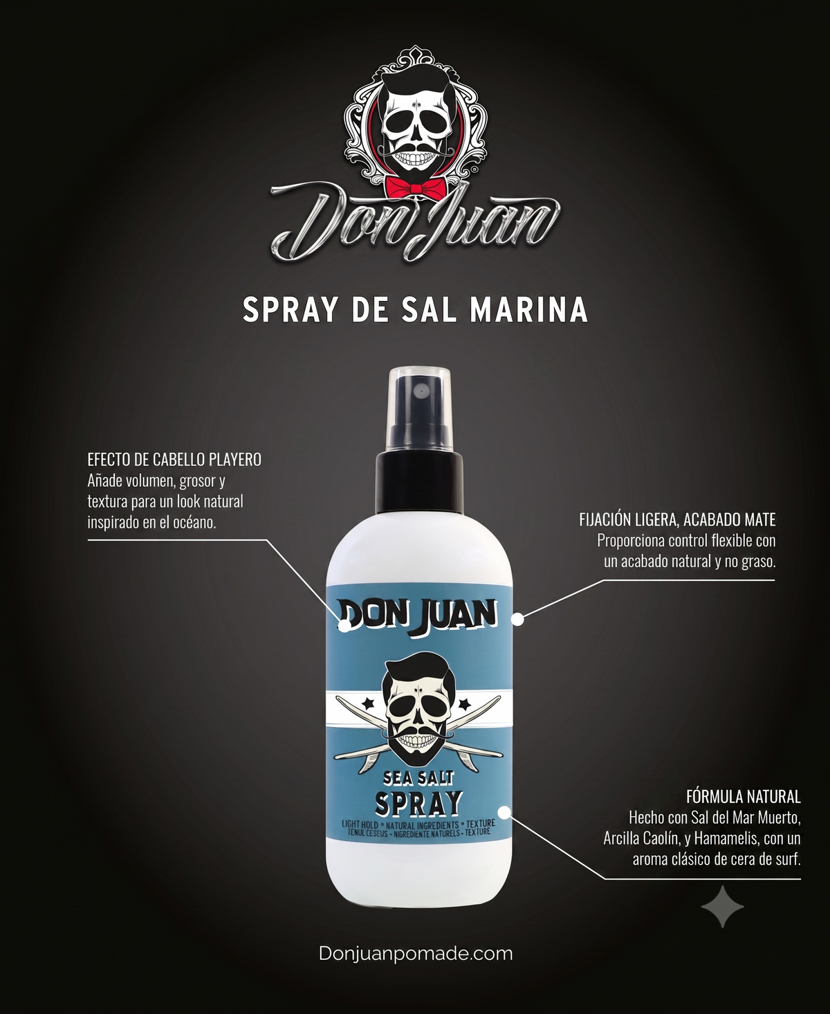 DON JUAN SEA SALT SPRAY 247 ml.