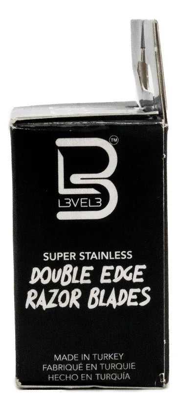 LEVEL3 REPUESTOS MAQUINA DE AFEITAR DOBLE HOJA-100 UNIDADES